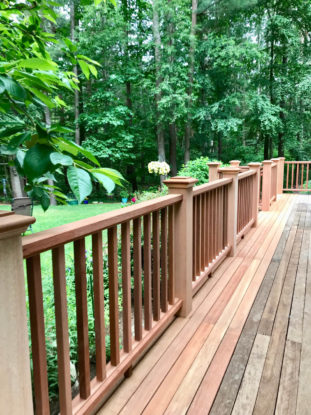 New Deck Builder with Railings