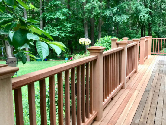 New Deck Builder with Railings