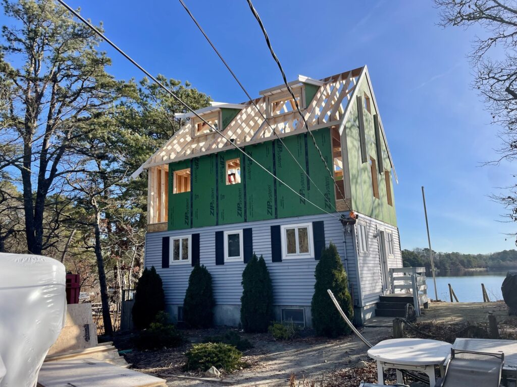 Front Framing for Home Addition