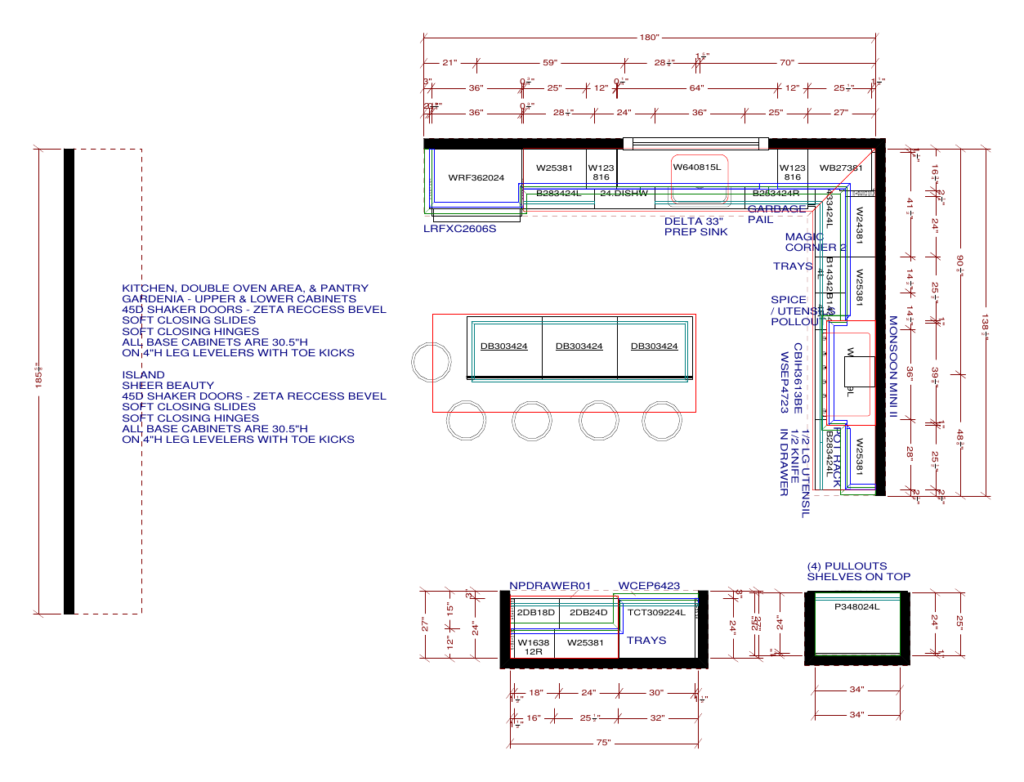 Kitchen remodel measurements for Kingston home