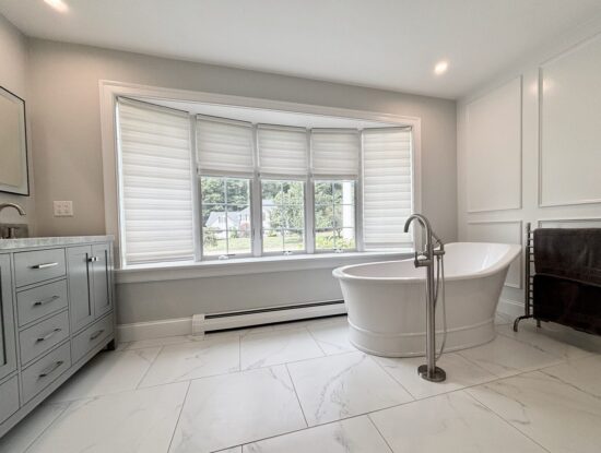 Kingston master bathroom remodeling with soaker tub