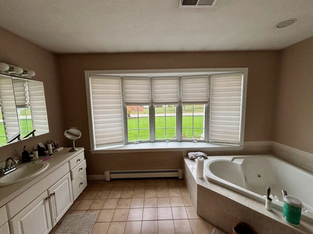 Original bathroom with jacuzzi prior to remodeling